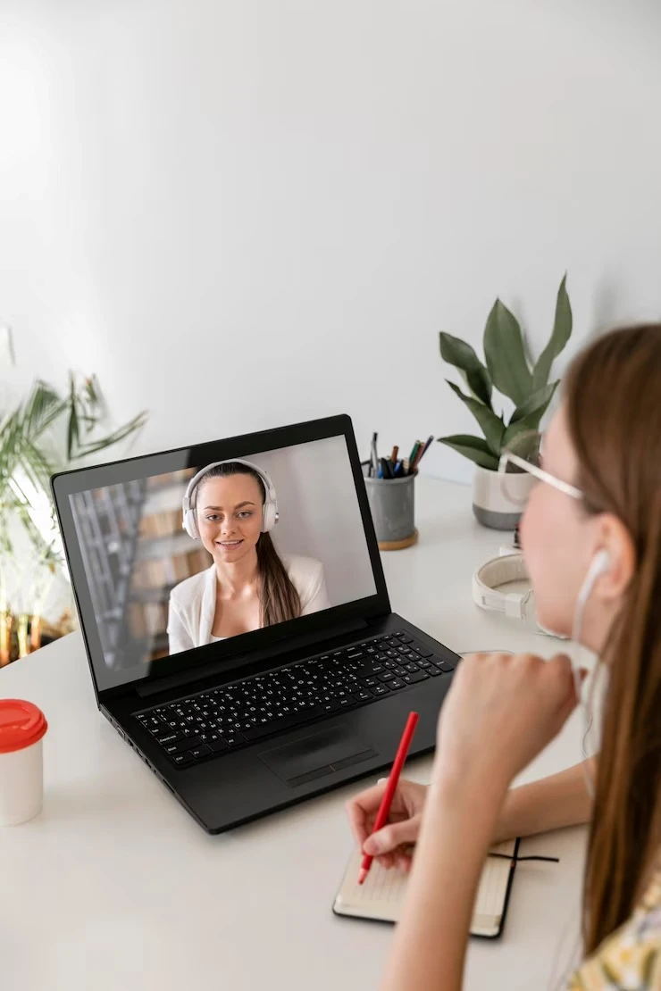 Sessão de terapia online